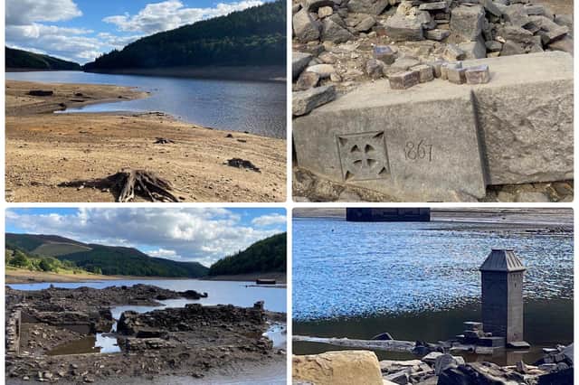 Water levels remain low at Ladybower Reservoir.