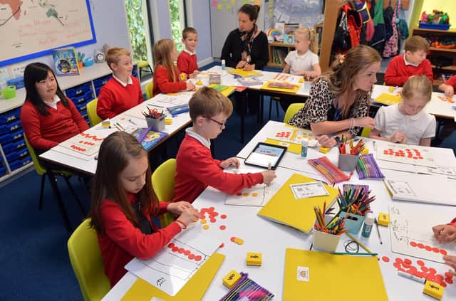 Pupils at Highfield Hall Primary School, just one of the schools recognised for work by its teachers