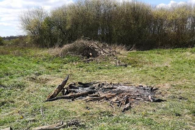 Concerns have been raised over vandalism and fires being set at Norbriggs Flash Nature Reserve in Staveley