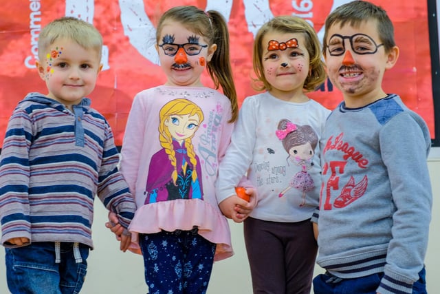 Face painting was part of the Red Nose Day fun for children from Barnard Grove Primary School in King Oswy. Can you spot anyone you know in this 2015 photo?