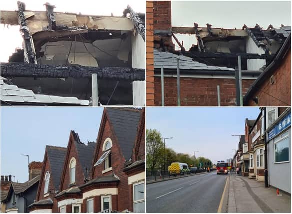 Photos show the extent of the damage.