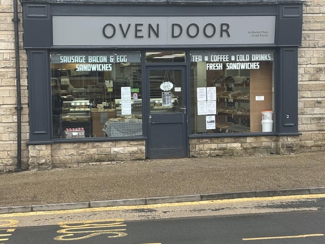 One of the many locally run shops in Bolsover town centre.