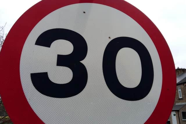 The speed limit will be cut to 30mph on certain sections