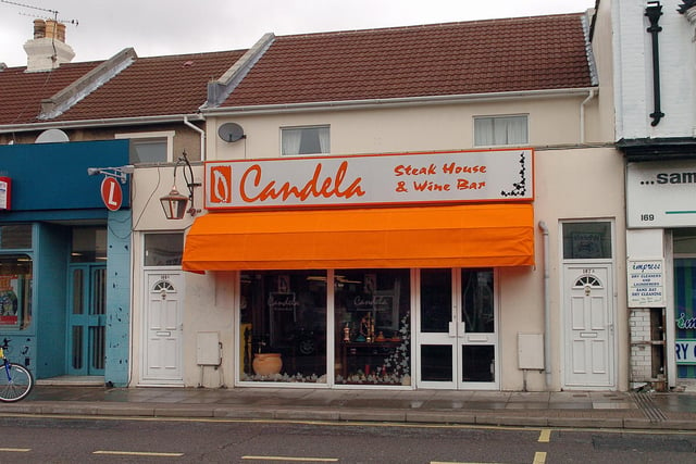 Can you remember Candela Steakhouse restaurant in Albert Road, Southsea? Here's what it looked like in 2006!