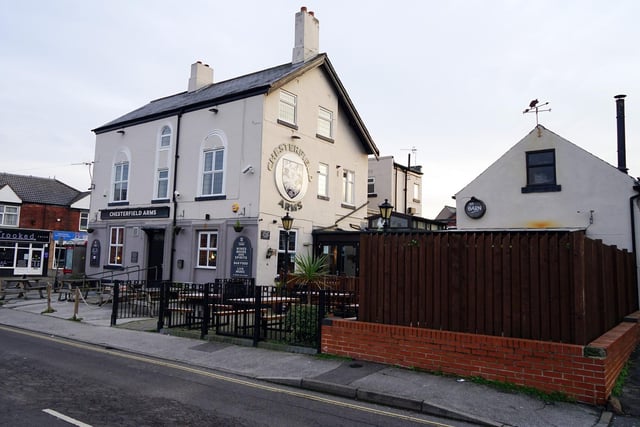 Chesterfield Arms pub at Newbold Road has been given a five-out-of-five hygiene rating following an inspection on March 9.