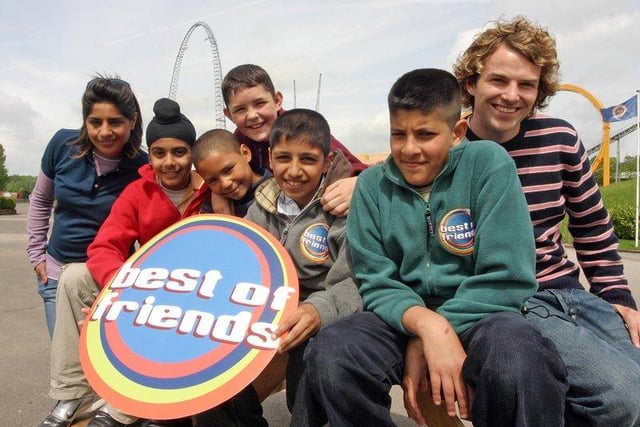 CBBC filmed a programme at the American Adventure called 'Best of Friends' Local kids took part in the show with presenters Michael Abasalom and Rani Khanijau