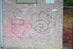 A reader is disgusted at the amount of graffiti and litter at Tapton Park.