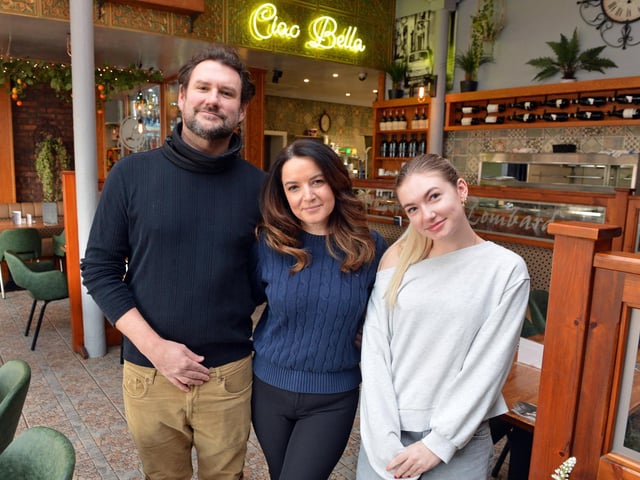 Daniel, Christina and Eva Power.