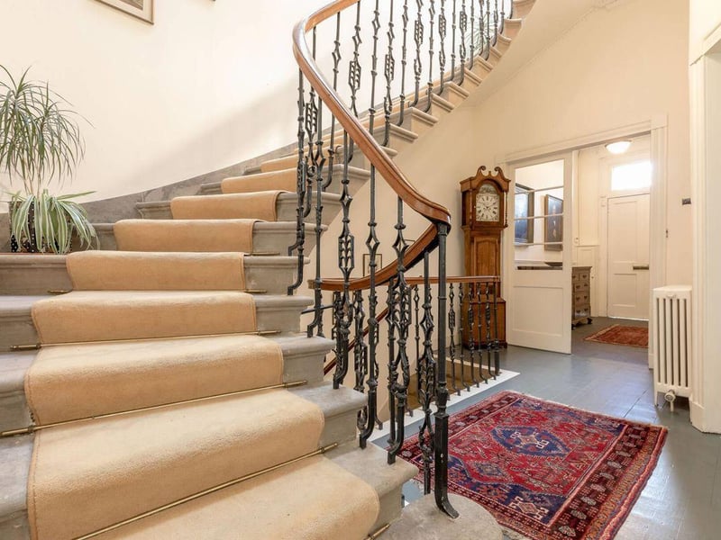 Hall and staircase.