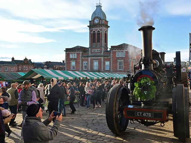 Many Chesterfield residents were amazed by the engines.