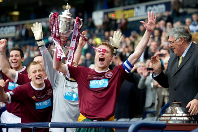 The Lithuanian made over 200 appearances across seven years and captained the club to the 2012 Scottish Cup.