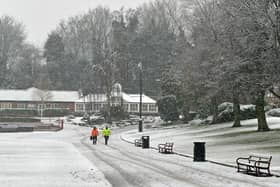 Community testing centres in Derbyshire remain open despite the snow.