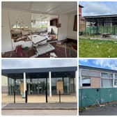 These are some of the buildings that have been vandalised.