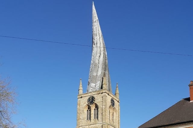 Church of St. Mary and All Saints, Church Way, Chesterfield, S40 1XJ. It's Chesterfield's most iconic set piece and it doesn't cost a thing to visit. If you're a Chesterfield resident and you've never visited this instantly-recognisable structure, what are you waiting for?