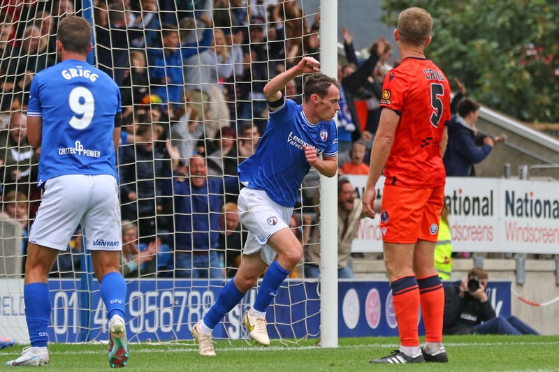 Rochdale targeted him early on with balls over the top to Sinclair which caused a couple of problems. But after that he snuffed out any danger and got himself another assist, crossing for Naylor to head in the second goal. That's 12 goal involvements (four goals and eight assists) in 12 games this season.