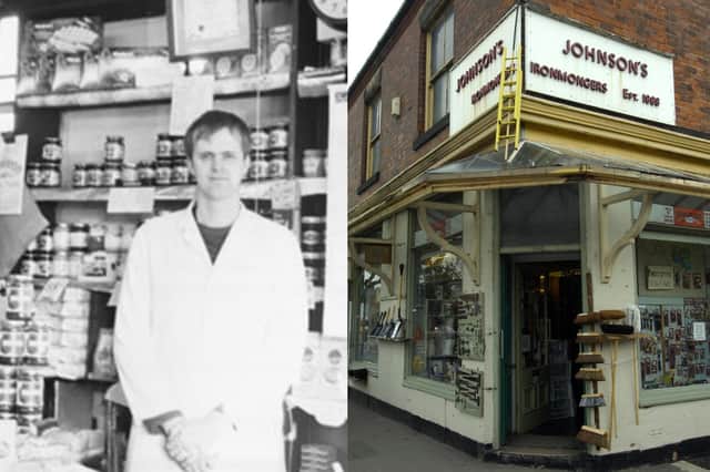 Two of Chesterfield's most-loved shops were W. English and Johnson's
