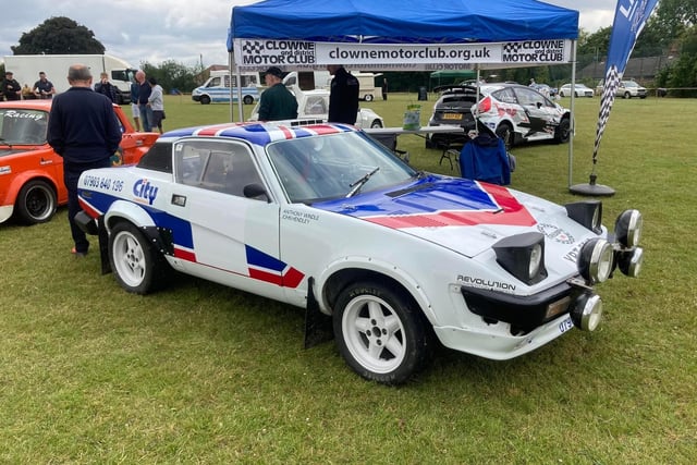 Rally TR7V8 is shown in all its glory.