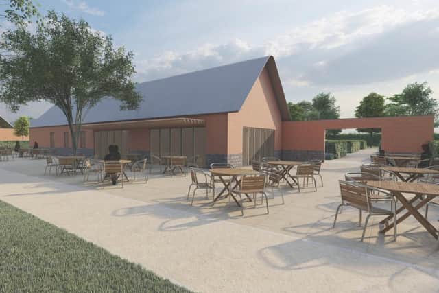 Members of the public can take a virtual walk through a £9million crematorium that features a cafe, flower garden, hall of light and parkland, and makes use of green carbon zero energy.