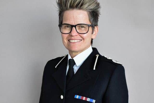 Rachel Swann, Derbyshire’s Chief Constable.