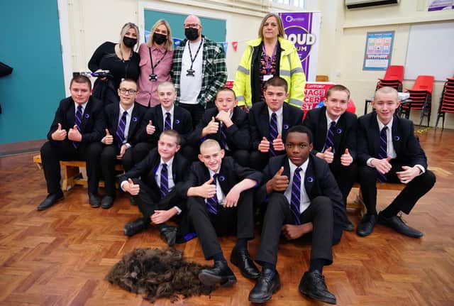The group of Outwood Academy Hasland Hall pupils have now raised more than £12,000 for the Teenage Cancer Trust