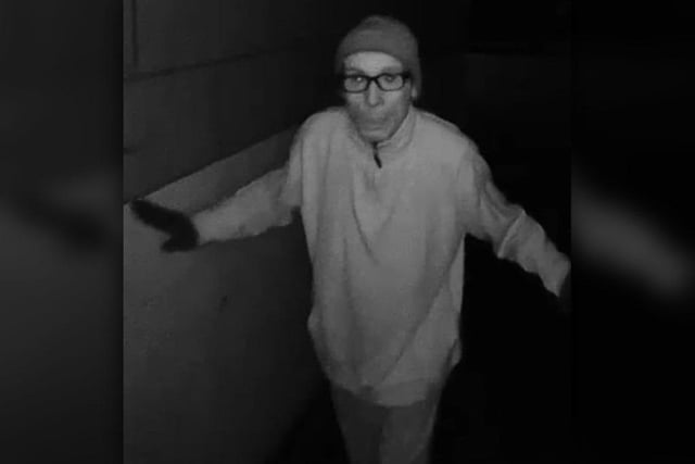 Officers have released the CCTV image of this man following reports of someone trying door handles in Ripley.The incidents happened in the early hours of April 1. Four homes on Argyll Road and one on Nottingham Road appear to have been targeted.