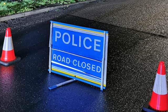 Harewood Road, Holymoorside, was closed due to a “serious road traffic collision” last night