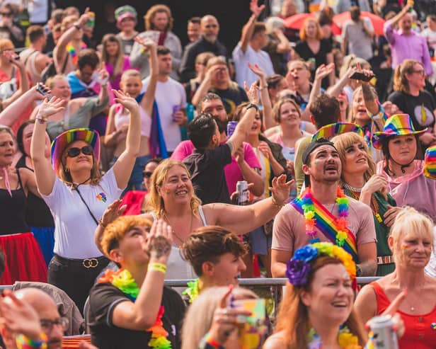 Chesterfield Pride is a popular event, drawing thousands of supporters every year to Stand Road, Whittington Moor, Chesterfield (photo: WrightPIxels/Fergus Wright)