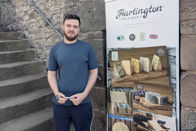 Ryan Gee, an apprentice at Hartington Creamery in Matlock, has been named Young Cheesemaker of the Year.