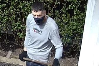Police want to speak to this man concerning a burglary on April 17 at a property on Derby Road, Ripley. The offenders entered the home through the front bay window, searched the property and stole items from within. The reference number for this incident is 22000218610.