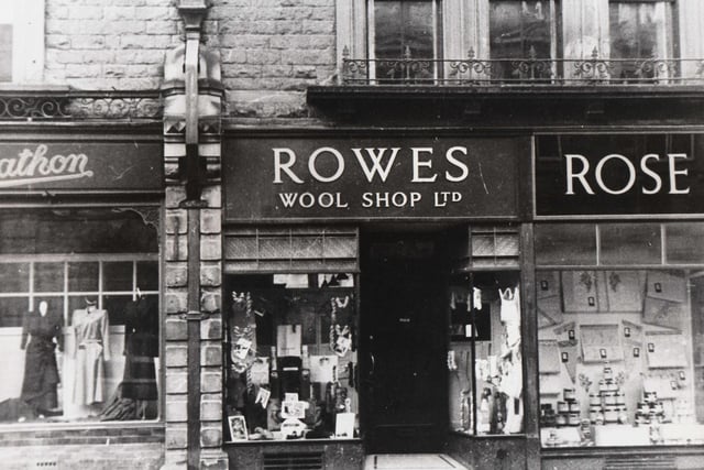 Rowes Wool Shop, now part of Cafe Nero