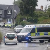 Police remained at the scene in Duckmanton over the weekend.