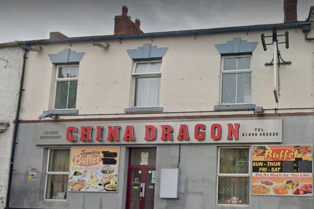 China Dragon at High Street, New Whittington, was handed a five-out-of-five food hygiene rating on November 7.