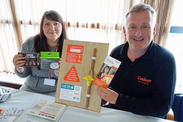 Simon Roden and Sabrina Leeson from Cadent Gas.