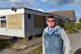 Coun Mick Bagshaw is concerned about anti-social behaviour at the former BRSA Club, on Station Road, Hollingwood, Chesterfield.