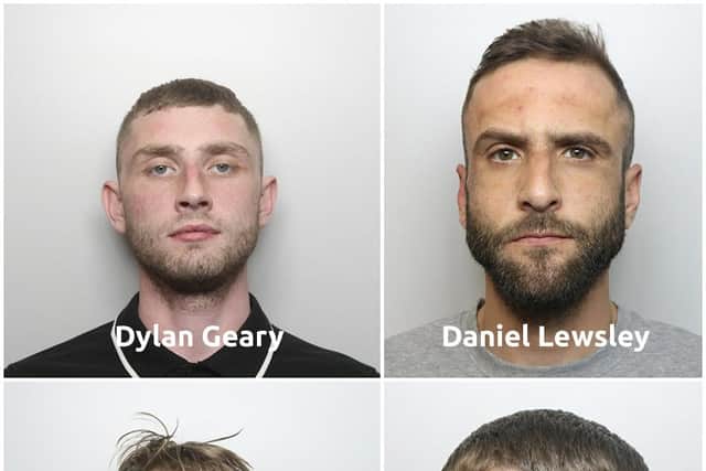 The quartet will serve a combined total of 103 years behind bars after being sentenced over the murder of Byron Griffin in Derbyshire