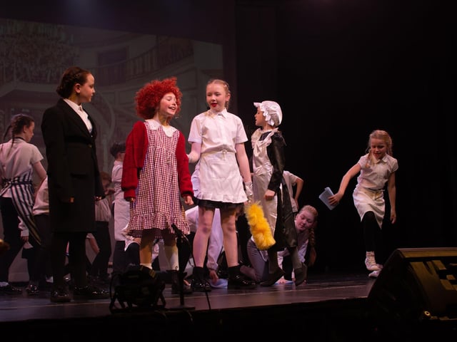Pupils from Shirland Primary School performed on a theatre stage at David Nieper Academy last week. Profit from tickets amounted to £1200 and will be used towards musical performance next year