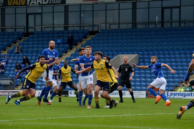 Chesterfield's pre-season ended it defeat against Guiseley on Saturday.