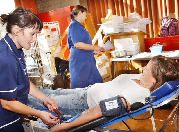 Could you help save somebody's life by becoming a blood donor?