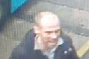 Anyone who can identify this man is urged to get in touch with the police.