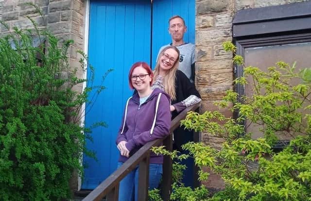 Members of Denys Edward Players, pictured outside the company's drama studio, will perform in two one-act comedies in Dronfield.
