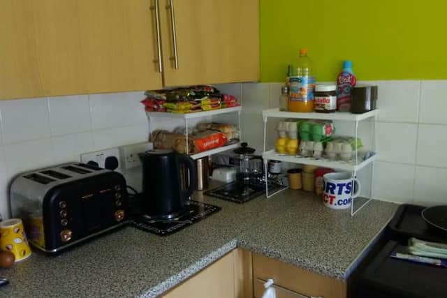 His parents tidied the kitchen to make it look like it was a safe place for him to be - before Finley's return