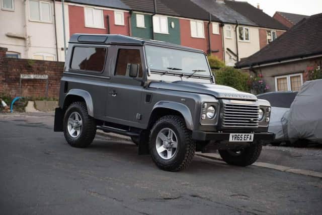 This Land Rover Defender has been stolen from Chesterfield.