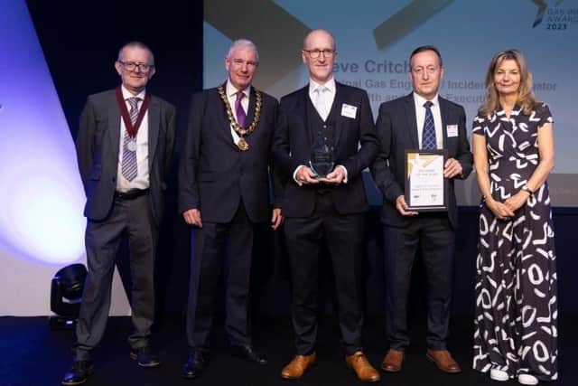 Steve Critchlow  was named gas engineer incident investigator of the year at the National Gas Industry Awards. Photo submitted