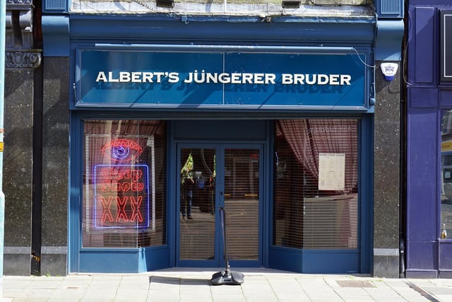 Albert's Jüngerer Bruder. The bar and kitchen opened in November offering ‘a spot of live music, great beers and unique meals’. Designs for the bar are based on what the team believe Einstein’s study might have looked like.