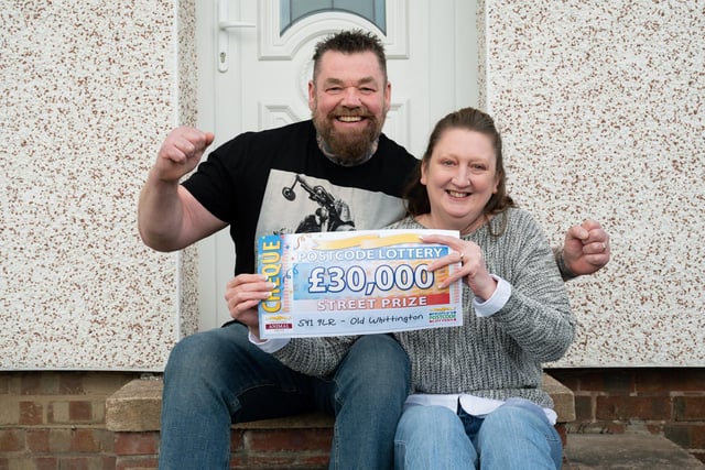 Andrew and Wendy Potts plan to spend the money on some home renovations and a holiday to Gran Canaria. Wendy described the win as ‘life-changing’.
