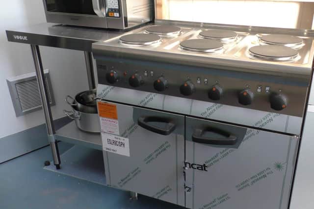 New range cooker in the Glapwell Centre
