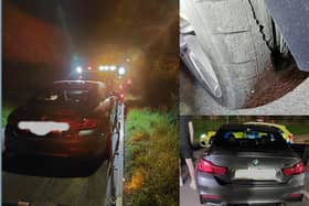 Police have received a report from member of the public saying the cars were drifting in Trent Lock car park, Sawley, on Wednesday, August 16. They seized a BMW M4, a high-performance version of the BMW 4 Series, at the scene.