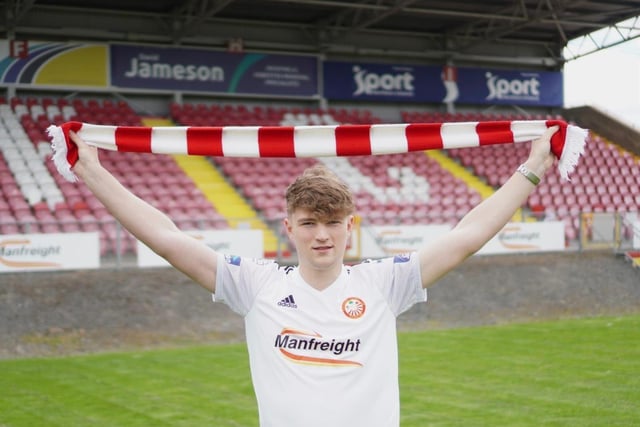 The striker spent two years at Fratton Park after impressing as a youngster at Portadown, before returning back to Shamrock Park in the summer. The 19-year-old has primarily featured in the Reds' academy this season but has impressed and was called up to the Northern Ireland under-21s squad last November.
