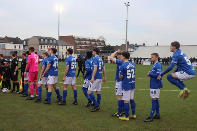 Chesterfield's youngsters lost 2-0 at Welling United in the FA Trophy.