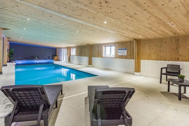 Picture yourself relaxing in the heated pool with your loved ones.